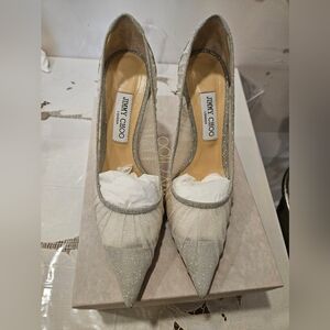 Jimmy ChooLove, 85 mm glitter pumps, 40.5